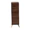 Baxton Studio Graceland Mid-Century Modern Transitional Walnut Brown Finished Wood Shoe Cabinet 233-13274-ZORO - alternate 2